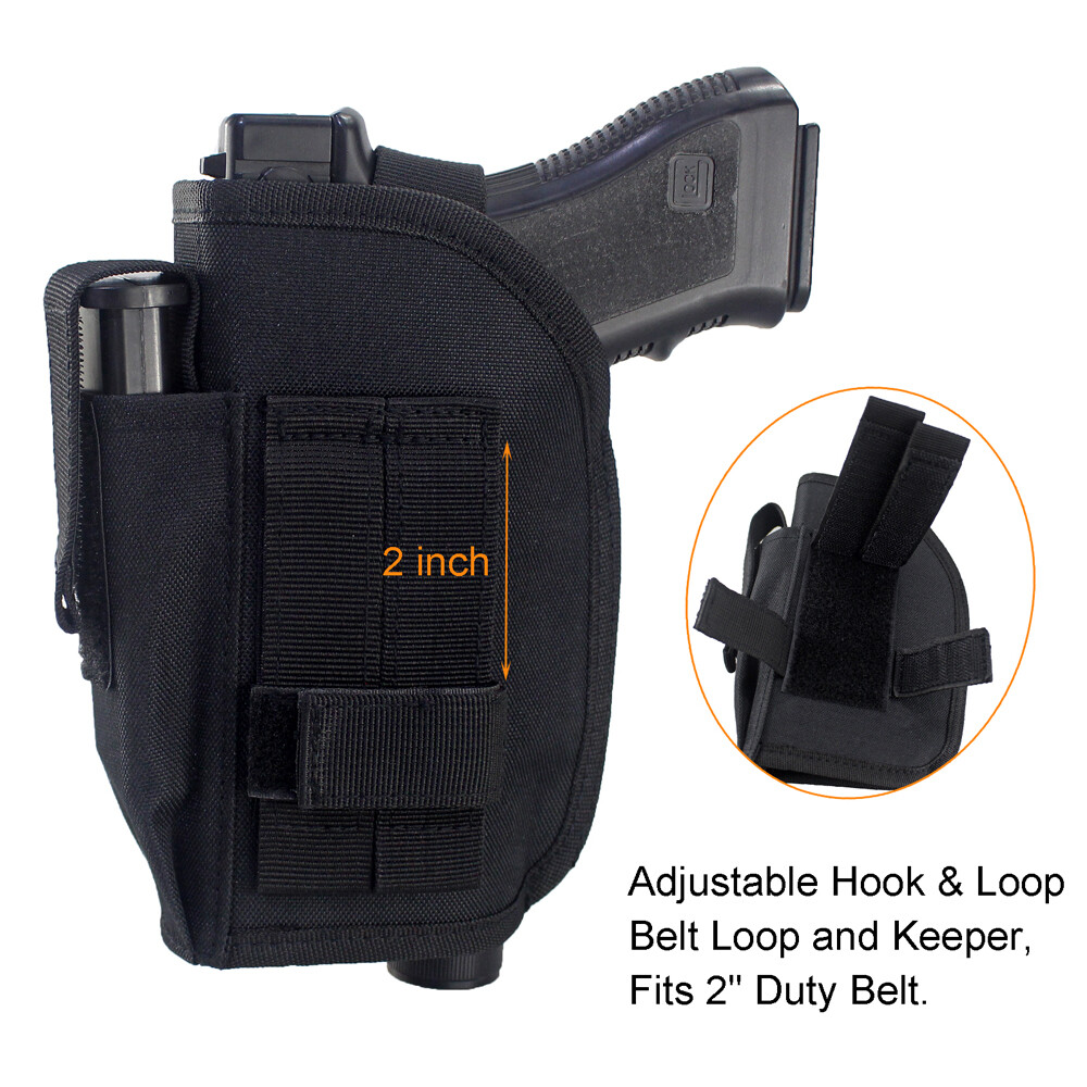 Gun Holster Hip for S&W SD9VE & SD40VE with Underbarrel Tactical Light or Combo