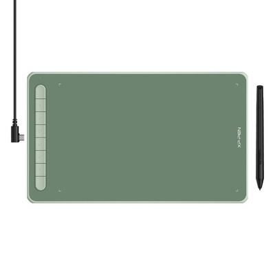 Xp-pen Deco L Drawing Graphics Tablet W/ X3 Stylus Tilt 4 Colors 8 Shortcut Keys