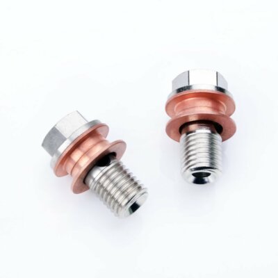 TRITDT Turbo Bolt Kit M12x1.5mm with M14 washer for SAAB 9-3 9-5 GT17 To TD04HL