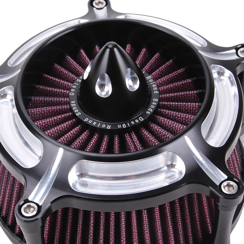 CNC Air Cleaner intake filter Kit For Harley Road King