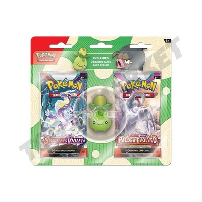 Pokemon Blister Pack - Back To School 2023 - Eraser Blister Pack