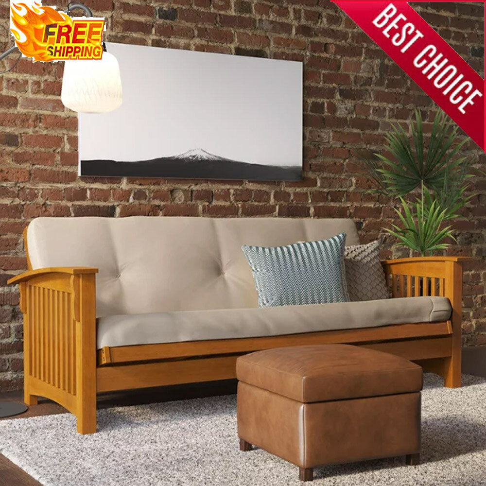 6 In Futon Mattress W/ Tufted Cover Recycled