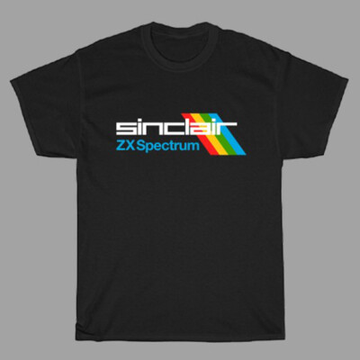 Sinclair ZX Spectrum Men's Black T-Shirt Size S to 3XL