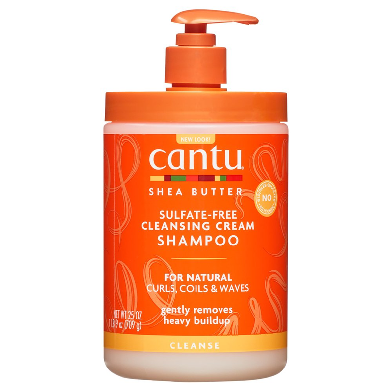 Cantu Sulfate-Free Cleansing Cream Shampoo for Natural Hair, 25 fl oz
