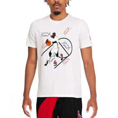

Мужские белые повседневные топы Puma Shammgod Crew Neck с коротким рукавом 533936-02, Белый, Puma Shammgod Crew Neck Short Sleeve TShirt