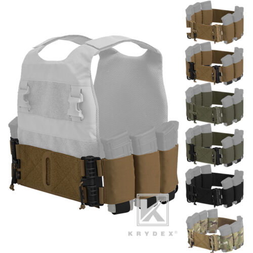 KRYDEX Elastic Carry Cummerbund Quick Release Mag Pouch for Armor Plate Carrier