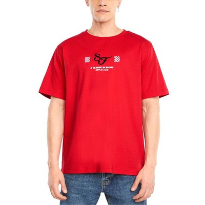 

Puma Sf Race Заявление Экипаж Шеи Короткий рукав TShirt Мужские Красный Спортивный Случайный To, Puma Sf Race Statement Crew Neck Short Sleeve TShirt