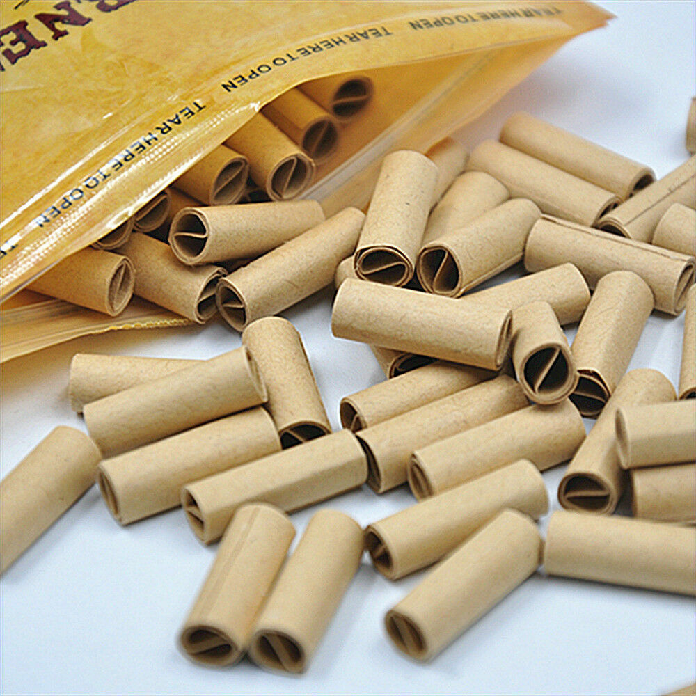 Cigarette Rolling Paper Filter Tips 6MM Slim Natural Gum Pre