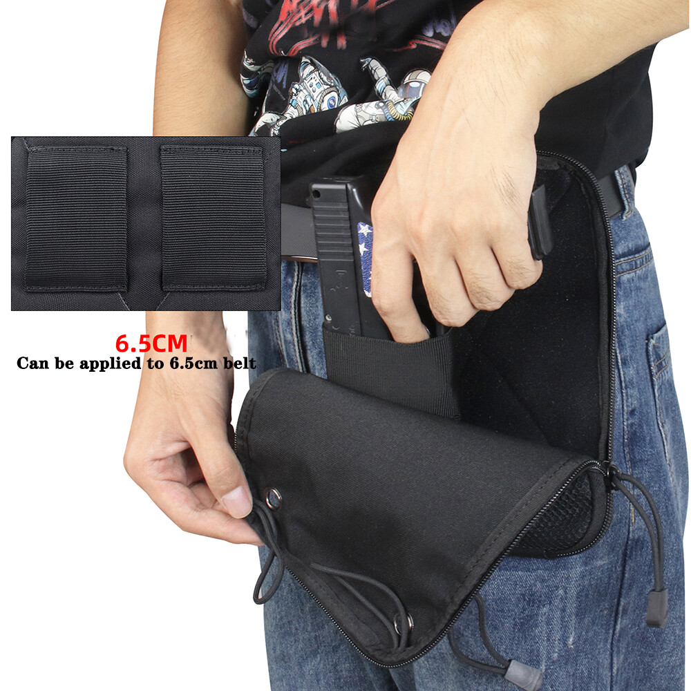 Tactical Gun Holster Concealed Carry Pistol Holster Handgun Fanny Pack Waist Bag
