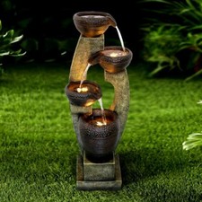 40 inch Outdoor Water Fountain Outdoor Garden Fountain with