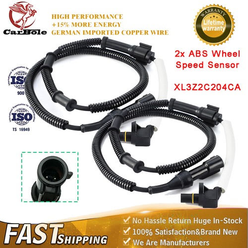 Amrxuts 20811371 + 20811372 Front Left or Right ABS Wheel Speed Senso 並行輸入品 Wiring Harness Connector Speed Sensor Harness Replaces OEM: P92