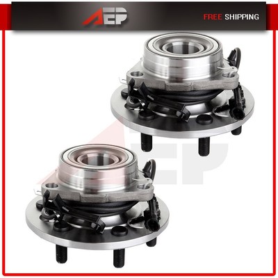 Fits 1995-99 Chevrolet Gmc K1500 Suburban Pair Front Wheel Hub Bearing Assembly