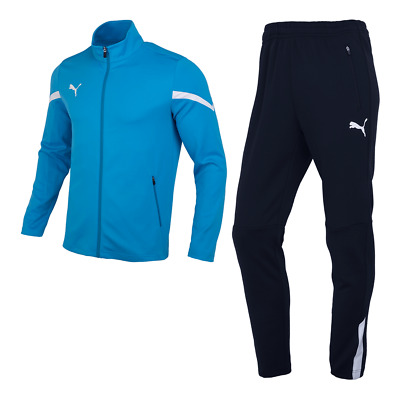 Puma 93224403 Men Tracksuit 2 Knit Training suit jacket pants Blue/Navy