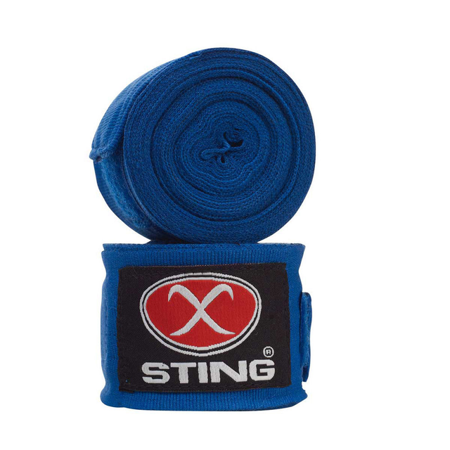 BARGAIN NEW BLUE TOP QUALITY STING Boxing Hand Wraps FOR CHEAP