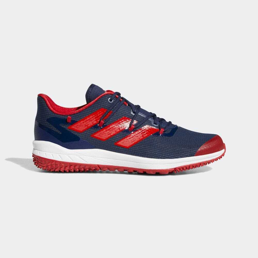 

adidas ADIZERO AFTERBURNER 8 TURF GW0283 Кроссовки Бейсбольные кроссовки мужские US6-12, Белый, adidas Adizero