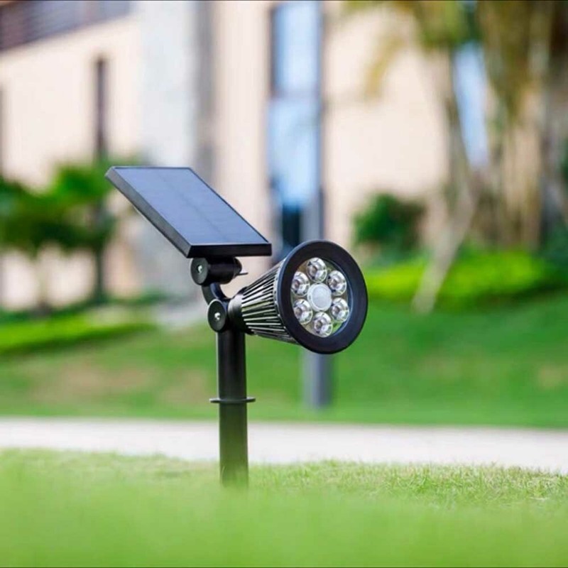 7 LED Solar Garden Spotlights Outdoor Spot Light Landscape Lawn Lamp