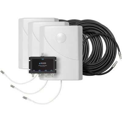 Wilson Electronics 309911-75F Triple Cellular Antenna Kit Black
