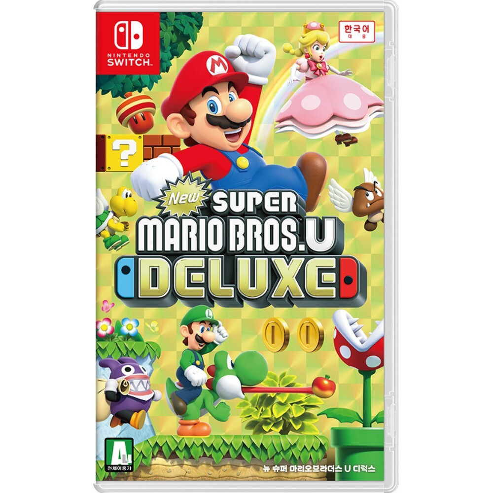 【SQUARELINE】 Mario★☆韓国の人気☆★追跡可☆ New Super Mario Bros U Deluxe [Korean English Chinese