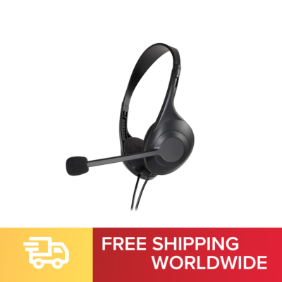 Audio Technica ATH-102USB USB-A and USB Type-C Compatible Wired PC Headphone