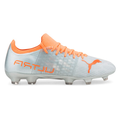 Puma Ultra 3.4 Firm GroundArtificial Ground Soccer Cleats Mens Silver Sneakers A