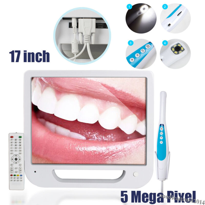 Dental Intraoral Intra Oral Camera 5MP High Resolution 17" Digital AIO Monitor