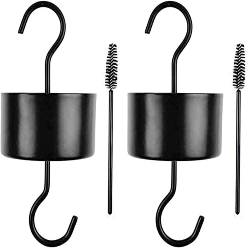 (2 Pack) Hummingbird Feeder Ant Guard,Ant Moat Trap Hooks for Oriole Nectar Feed
