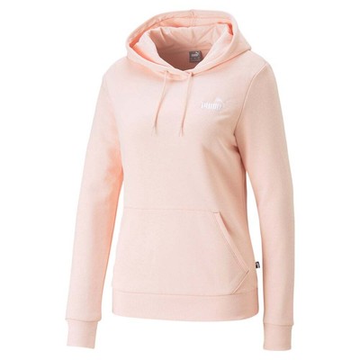 

Puma Essentials+ Embroidery Pullover Hoodie Женская розовая повседневная верхняя одежда 8483326, Розовый