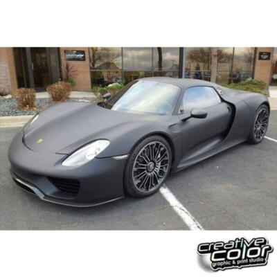 Avery Dennison SW900 Supreme Matte Black Vinyl Car Wrap Film | 180-O