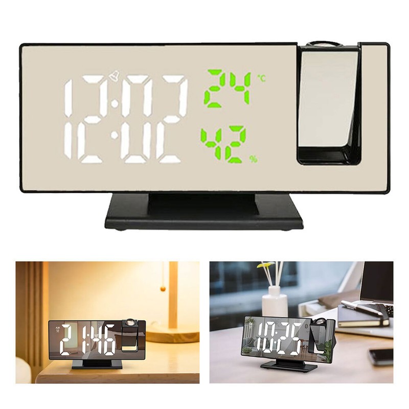 Funk-Radiowecker Projektionswecker Radiowecker Mit Usb-Anschluss Wecker