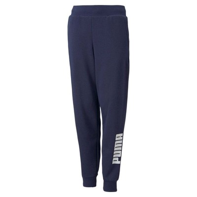 

Спортивные штаны Puma Power Logo для мальчиков, размер , повседневные, 589307-06, Синий, Puma Power Logo Sweatpants Youth