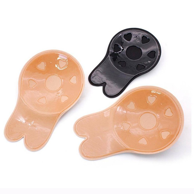 Invisible Adhesive Bra Breast Silicone Push Up Nipple Cover Strapless Tape Lift Invisible Adhesive Bra Breast Silicone Push Up Nipple Cover Strapless Tape Lift