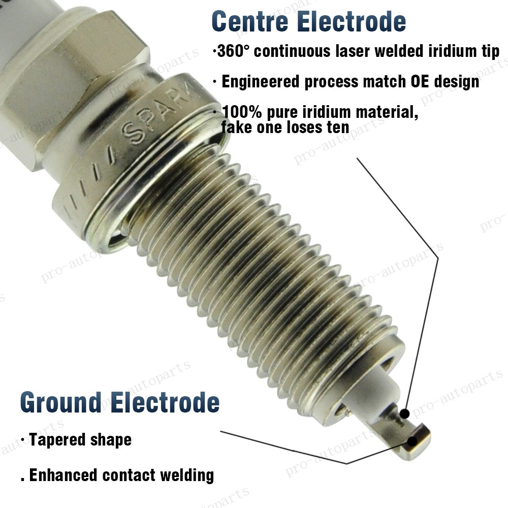 4X Ignition Coil + 4X iridium Spark Plug For 2009-2017 Toyota Corolla 1.8L UF596