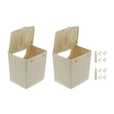  2 Pcs Bird Breeding Nesting Box Decoration Australian Parrot Simple