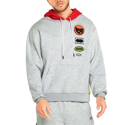 

Puma Playbook Basketball Pullover Hoodie Mens Размер  Повседневная верхняя одежда 53418, Grey
