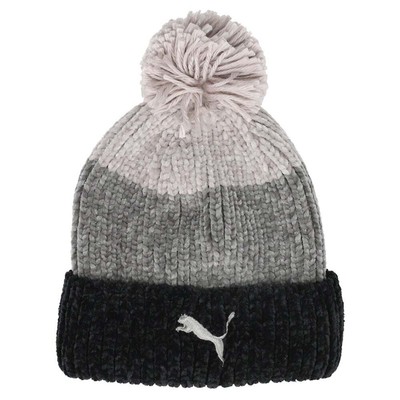 

Puma Pom Beanie Womens Size  Athletic Casual 02343601, Черный, Puma Pom Beanie