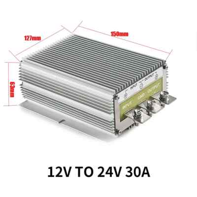 DC 12V TO 24V 1A -30A Step Up Boost Car Power Supply Power Converter Voltage 15A