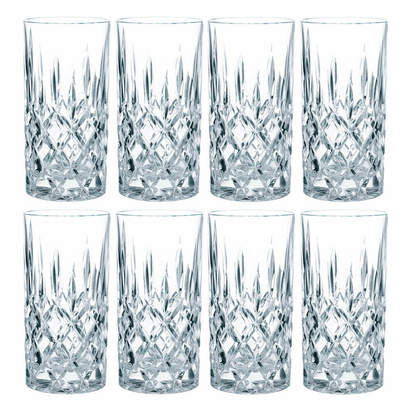 Nachtmann Noblesse Longdrinkglas Set 8er Set Saftglas Kristallglas 375 Ml