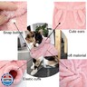 Anelekor Easter Dog and Cat Outfit - Bunny Ears Hoodies Fleece Sweatshirt for Small Dogs and Cats (XX-Large, Pink)