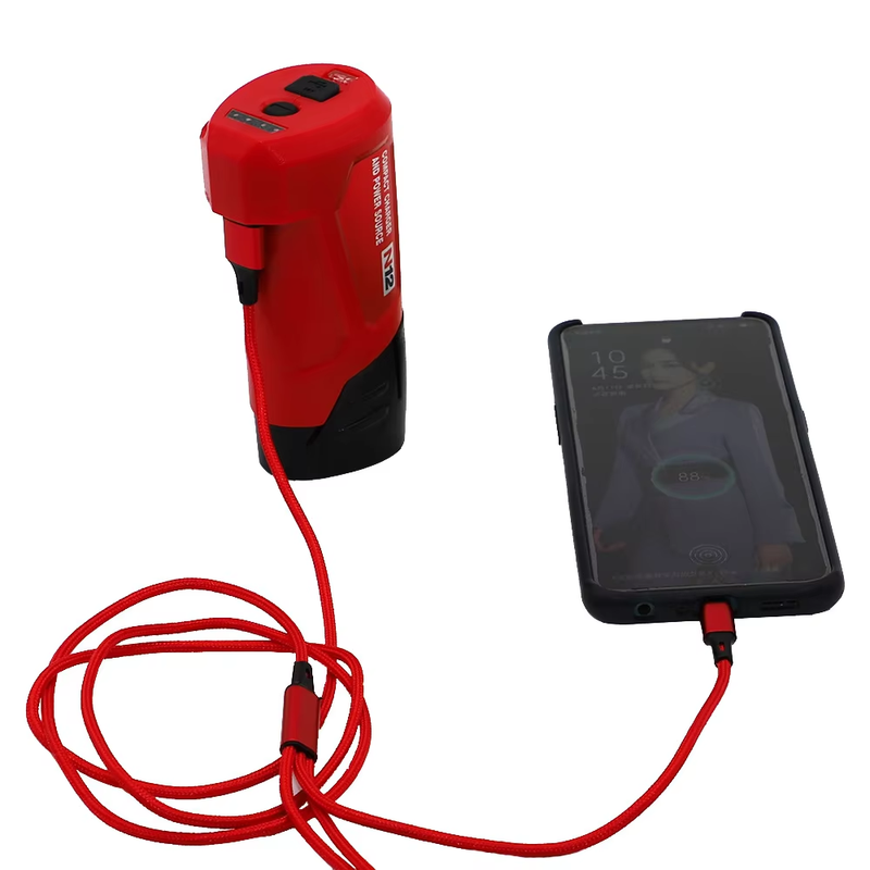 N12 Charger Converter USB Power Adapter Phone Charger Adapter For Milwaukee 48-5