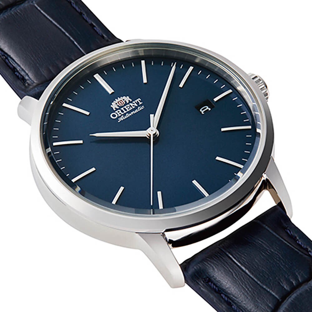 Pre-owned Orient Maestro Automatic Watch Blue Dial Basic Date Ac0e04l Made In Japan