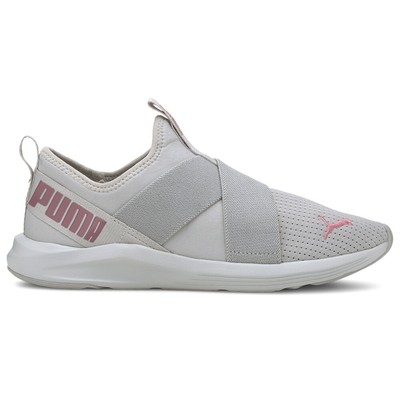 Тренировочные женские серые кроссовки Puma Prowl Slip On, спортивная обувь 193078-09