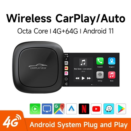 4+64G Carplay Ai Box Wireless Android 10.0 Car Multimedia Player Audio GPS-Navi | eBay 4+64G Carplay Ai Box Wireless Android 10.0 Car Multimedia Player Audio GPS-Navi | eBay