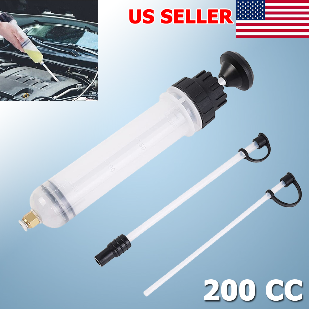 Fluid Extractor Hand Pump 200cc Suction Vacuum Fuel Transfer Tool