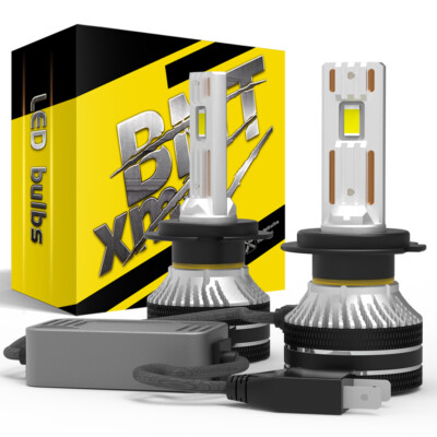 2X White H7 LED Headlight Bulb for BMW X1 X3 X5 M3 3 5 Series Low Beam 30000LM