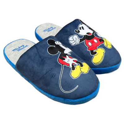 PANTOFOLE INVERNALI TOPOLINO DISNEY CIABATTE A PUNTA CHIUSA ANTISCIVOLO UOMO