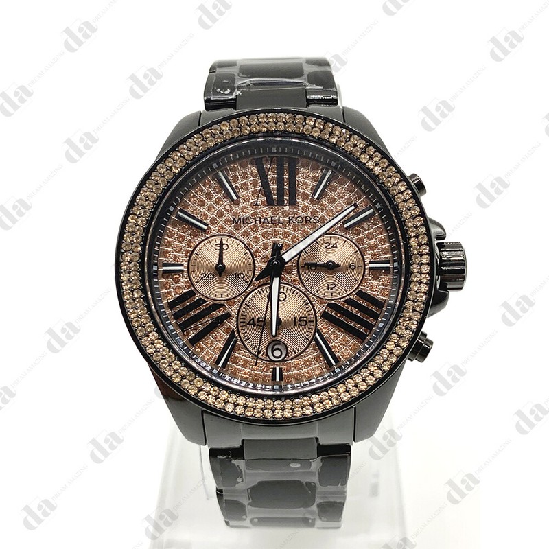 Michael Kors MK5879 Everest Black Rose Stainless-Steel Quartz