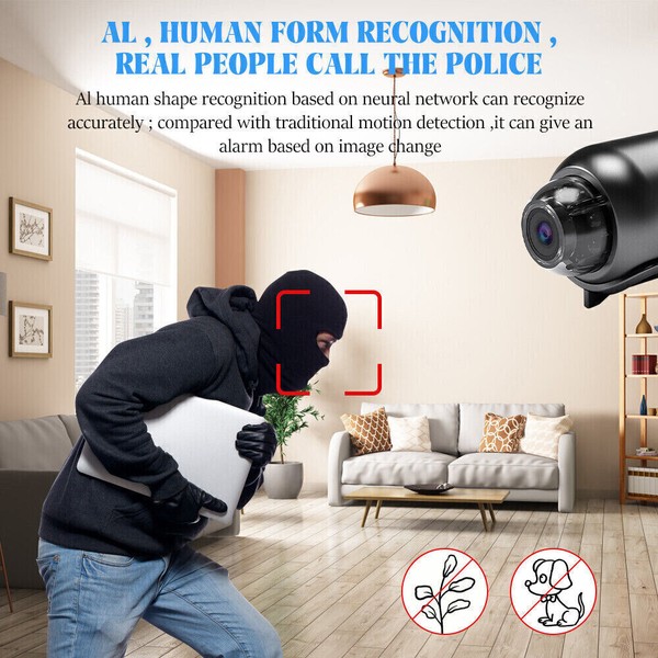 Mini HD 1080P Camera Wireless Built-in battery Wifi Home Security  Night Vision - Image 23