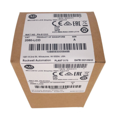 Stock NEW original 2080-LCD Micro810 plug-in module Same day shipment