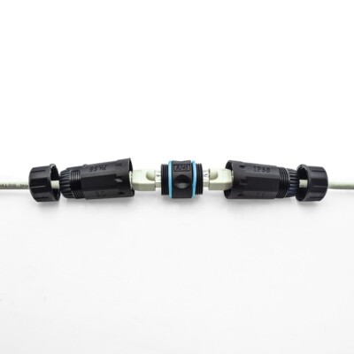 CAT6 CAT5e Inline Shielded Female RJ45 Outdoor Waterproof Ethernet Cable Coupler