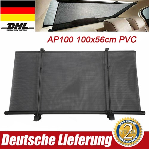 Auto Sonnenschutz Heck Rollo Sonnenrollo 100*56cm Heckscheibe Sonnenschutzrollo#